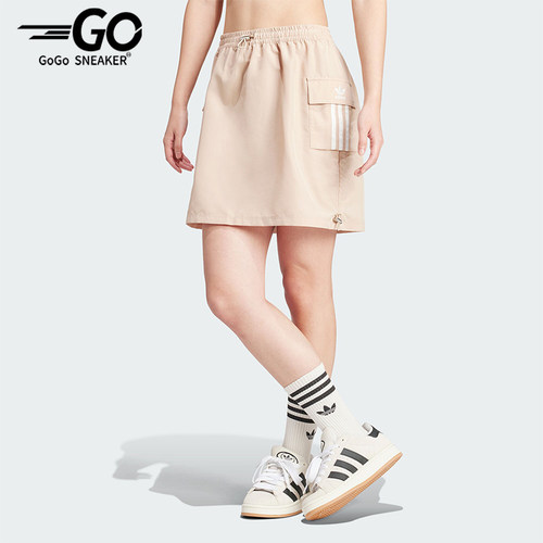 Adidas/阿迪达斯正品三叶草女士工装风休闲运动短裙IX6002