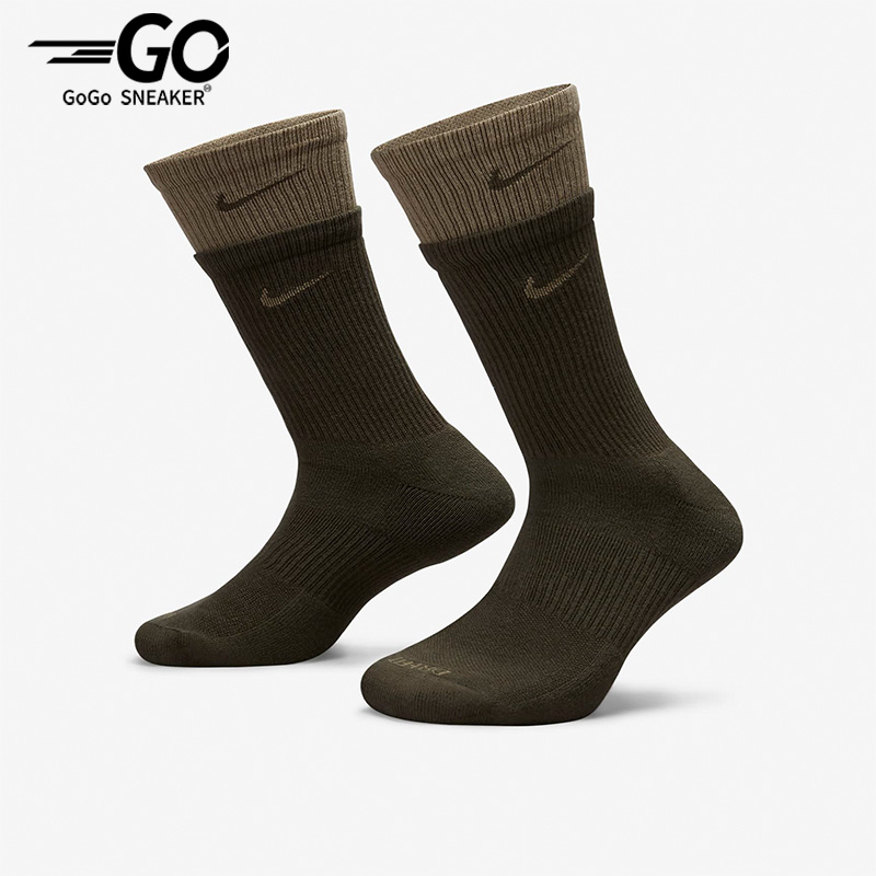 耐克正品拼接男女夏季训练运动袜