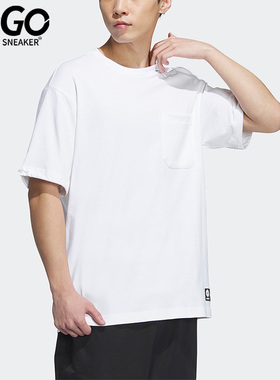 Adidas/阿迪达斯正品NEO男女夏季印花运动T恤上衣IP4039