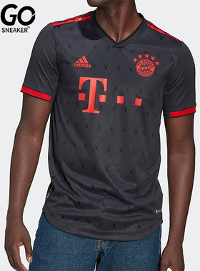 Adidas/阿迪达斯正品FCB 3 AU JSY 拜仁慕尼黑足球透气短袖H39910