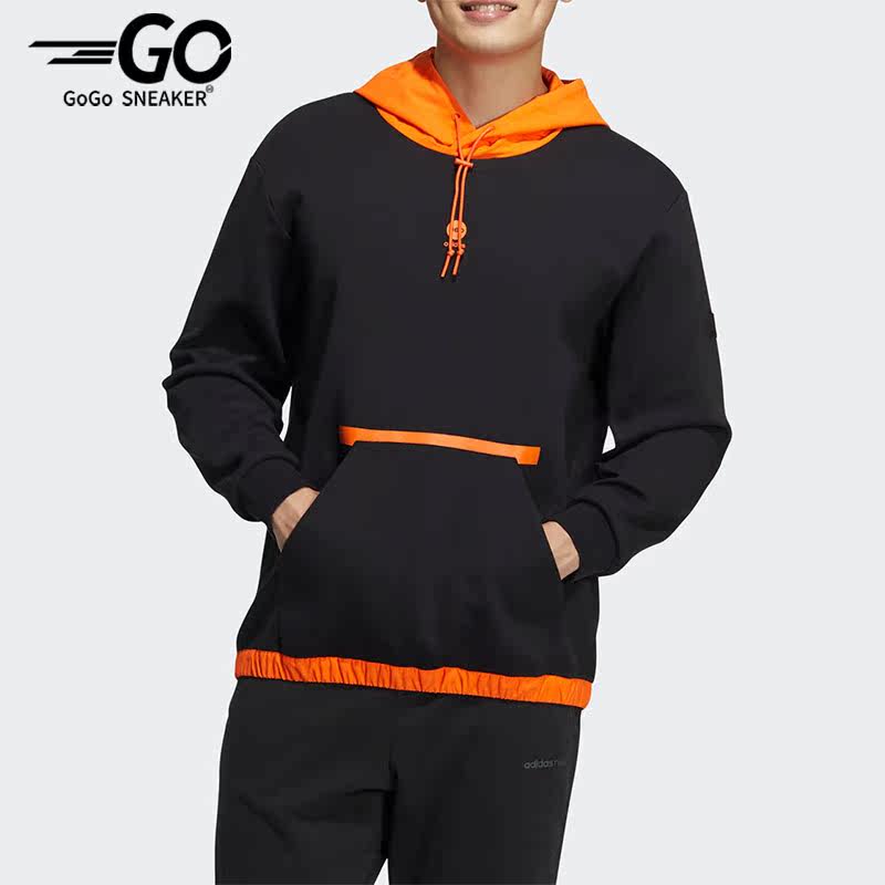 阿迪达斯男子连帽套头卫衣