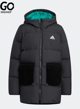 Adidas/阿迪达斯正品JK  LL DOWN保暖儿童款运动羽绒服 HM9666