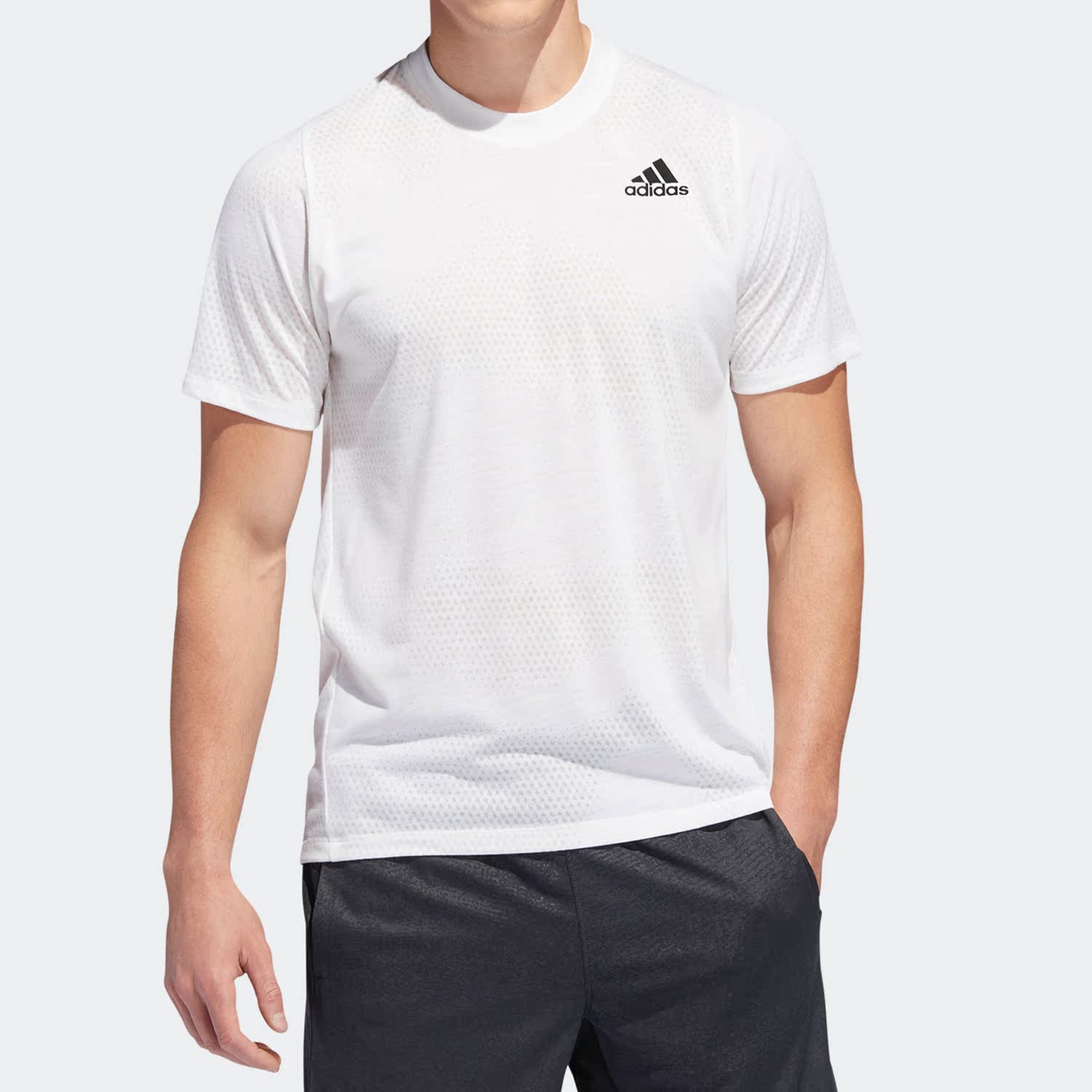 Adidas/阿迪达斯正品男子FL_TEC A GF AER圆领短袖T恤 DU1365
