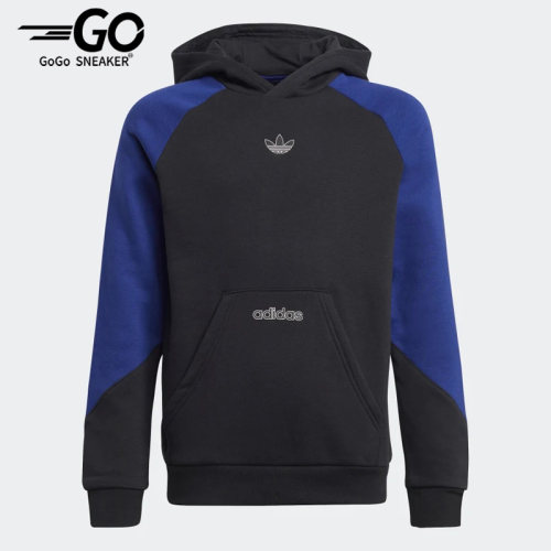 Adidas/阿迪达斯正品三叶草大童运动休闲连帽卫衣 H31212