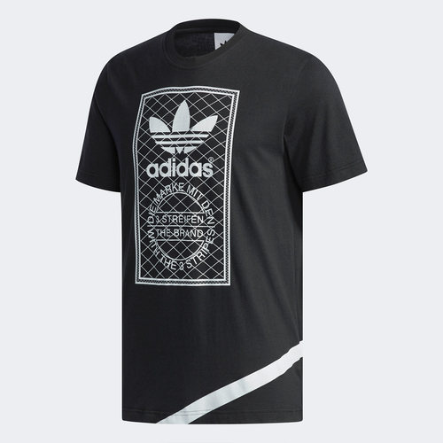 Adidas/阿迪达斯正品三叶草秋季男子短袖T恤CW5172 CW5173