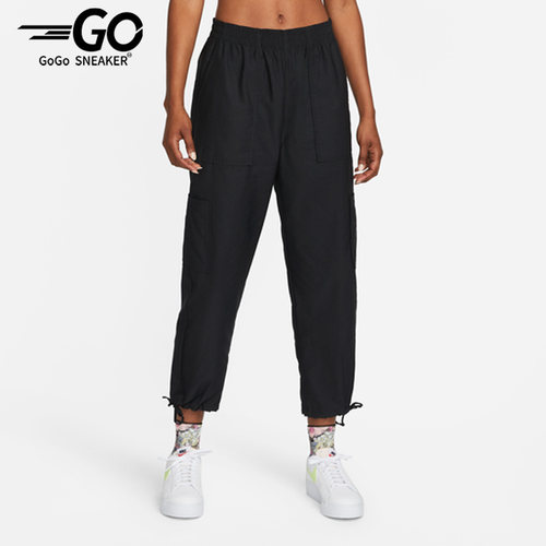 Nike/耐克正品夏季女子宽松透气梭织工装长裤DM6570-010