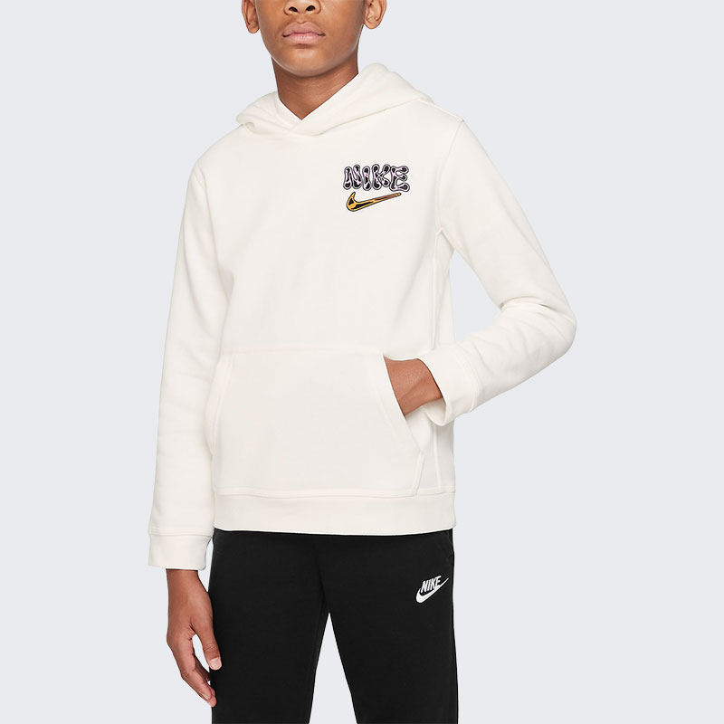 Nike/耐克正品休闲大童时尚潮流运动卫衣套头衫 DM4092-133