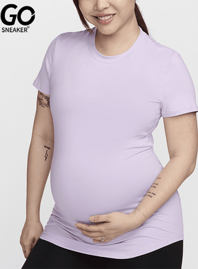 Nike/耐克正品孕妈系列 Dri-FIT 女士修身短袖T恤FN5002-512