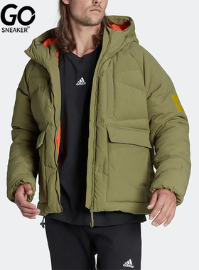 Adidas/阿迪达斯正品冬季男子保暖运动休闲舒适面包羽绒服 HN9931