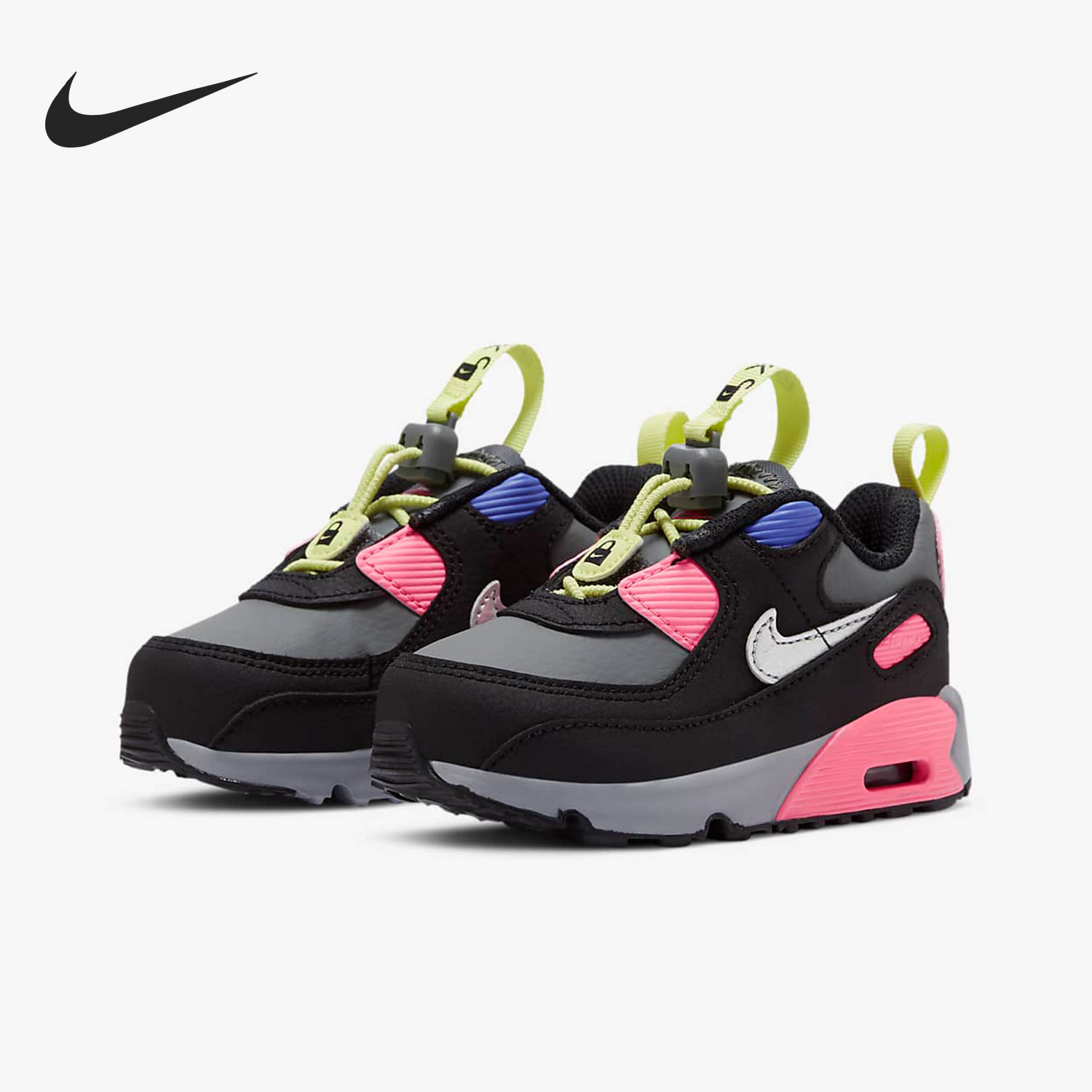 Nike/耐克正品 AIR MAX 90 TOGGLE TD小童休闲运动鞋 CV0065-004-封面