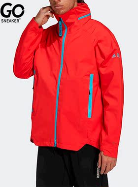 Adidas/阿迪达斯正品透气梭织连帽男子运动休闲夹克外套H48569