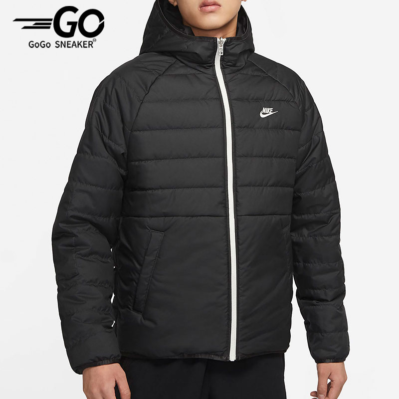 耐克男子保暖连帽运动棉服