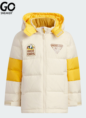 Adidas/阿迪达斯正品冬季小童时尚保暖运动羽绒服IN5219
