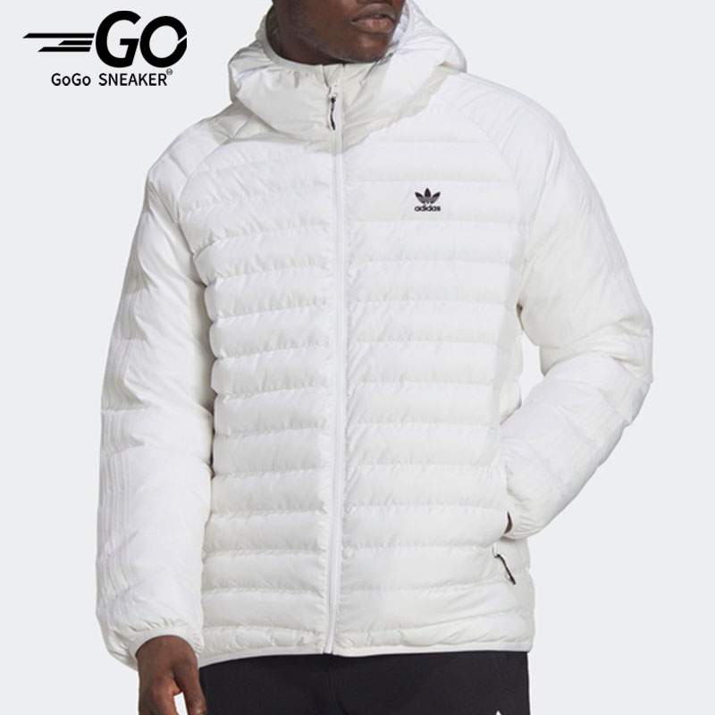 阿迪达斯男子连帽保暖棉服