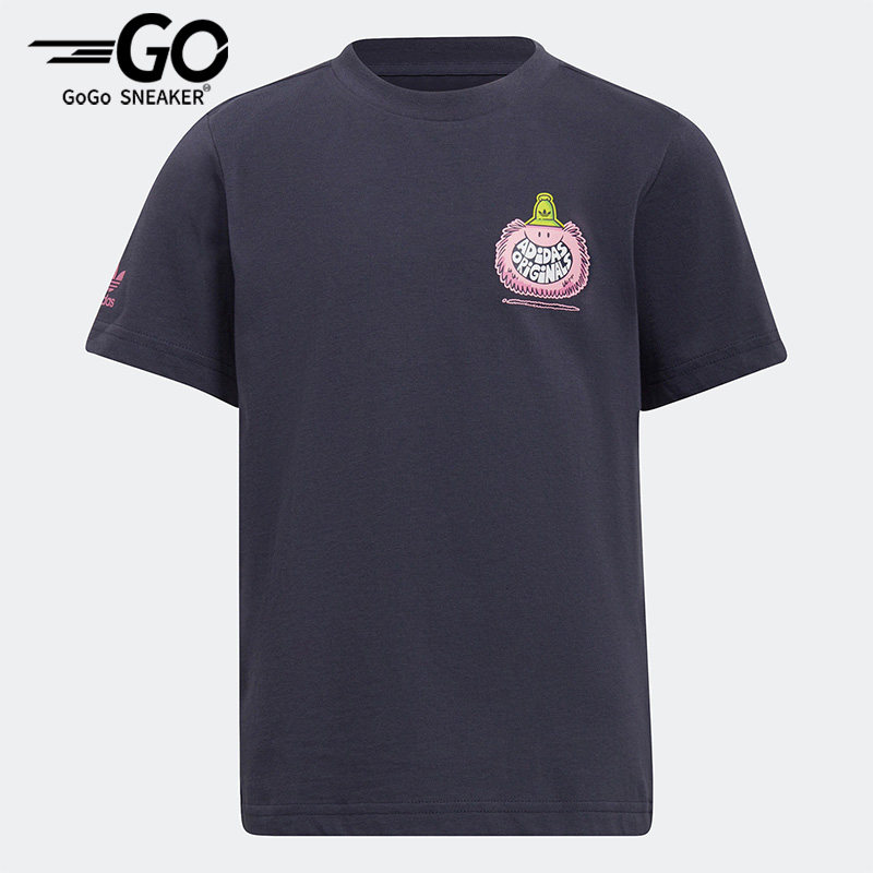 Adidas阿迪达斯正品三叶草Kevin Lyons联名小童运动短袖T恤HF7539,童装/婴儿装/亲子装,T恤,淘宝优惠券,粉丝福利购,淘宝优惠卷