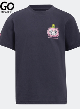 Adidas阿迪达斯正品三叶草Kevin Lyons联名小童运动短袖T恤HF7539