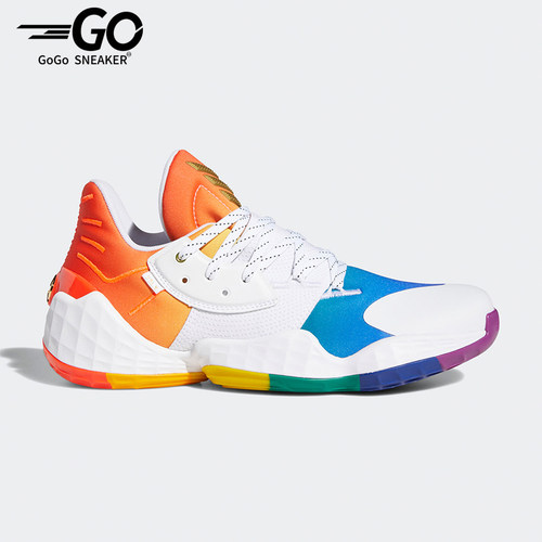 Adidas/阿迪达斯正品Harden Vol. 4 GCA - Pride男子篮球鞋FX4797