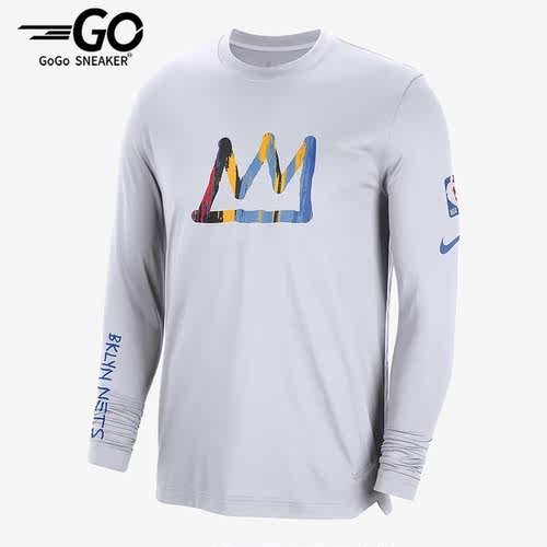 Nike/耐克正品布鲁克林篮网队男子运动休闲卫衣DR2182-100