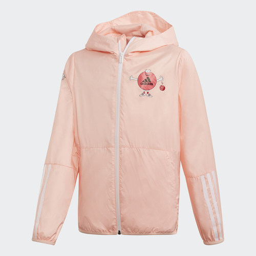 Adidas/阿迪达斯正品 CLEOFUS联名儿童装运动梭织夹克外套 GG3695