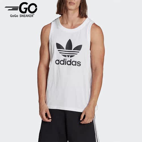 Adidas/阿迪达斯正品三叶草夏季男子运动休闲T恤背心IA4808