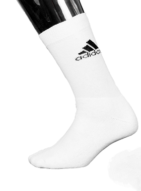 Adidas/阿迪达斯正品 袜子篮球袜针织袜中筒加厚毛巾袜G89558