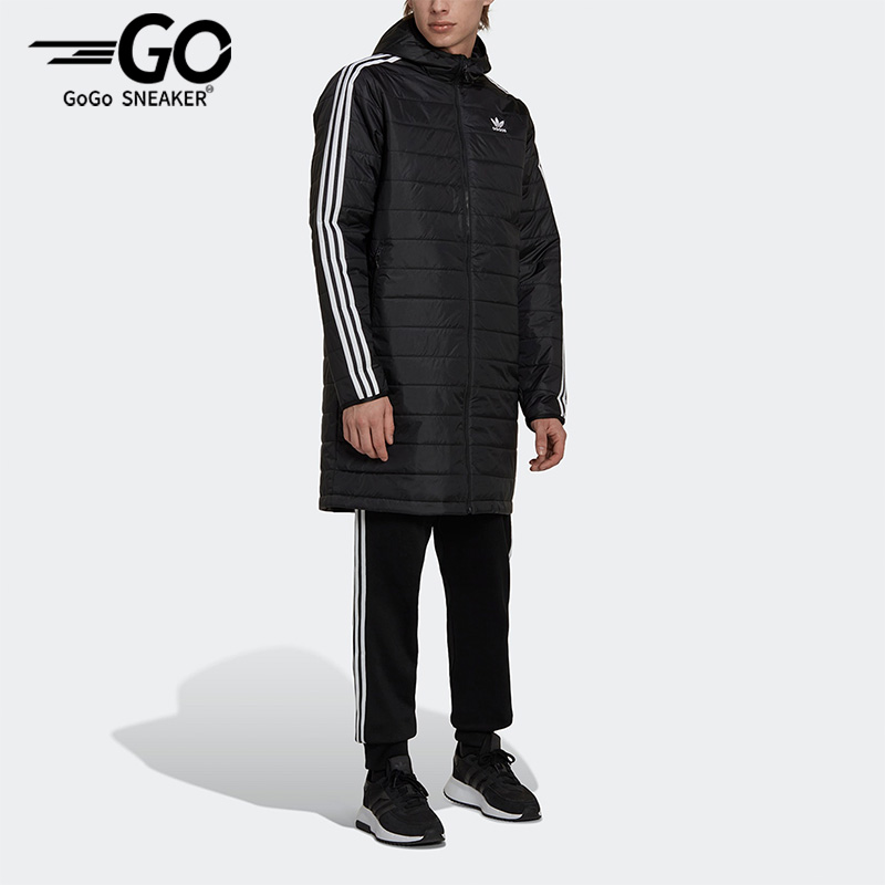 Adidas/阿迪达斯男子中长款棉服