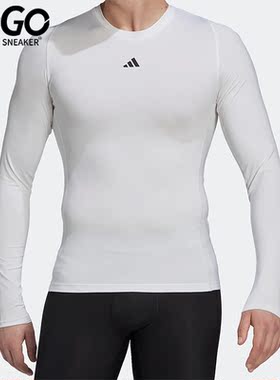 Adidas/阿迪达斯正品秋季男子健身运动休闲透气长袖T恤HJ9926