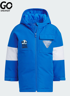 Adidas/阿迪达斯正品冬季小童保暖防风运动羽绒服IN5215