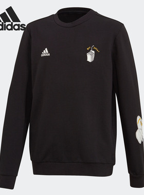 Adidas/阿迪达斯正品春季大童运动休闲长袖套头衫FL2820