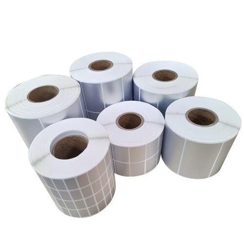 50*20mm*2500不干胶标签纸亚银龙条码消银标签纸5*2cm银色标贴