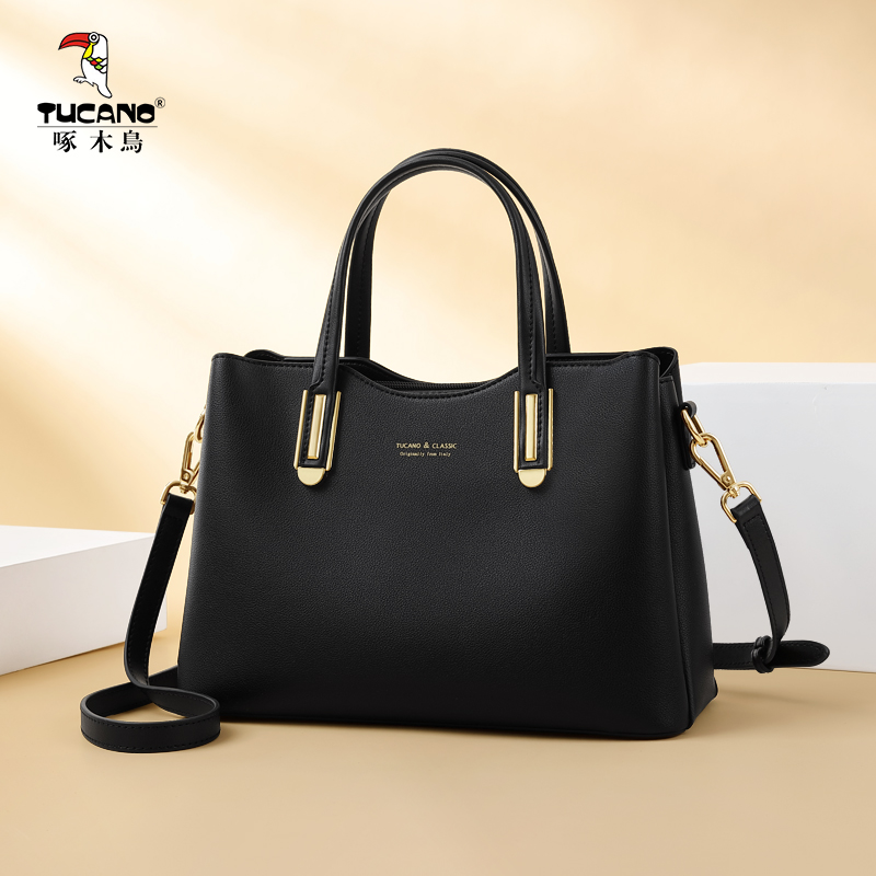 啄木鸟女士包包2021新款时尚大容量单肩斜挎手提包送妈妈2022爆款