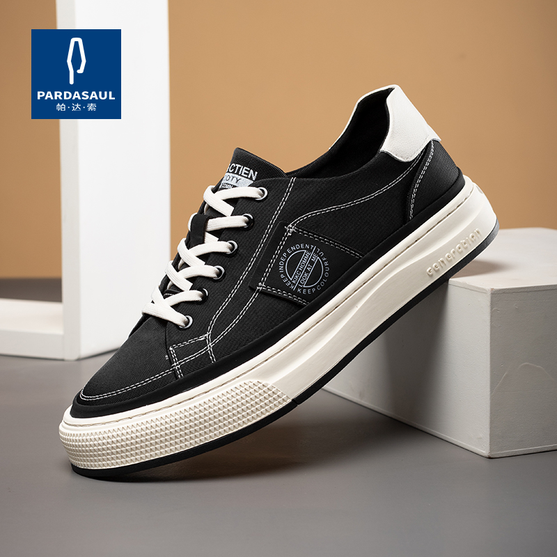 帕达索透气休闲板鞋百搭布鞋