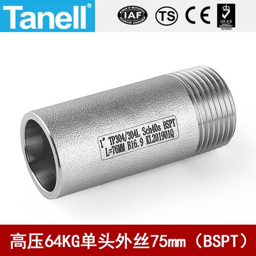 单头管外丝BSPTtanell高压