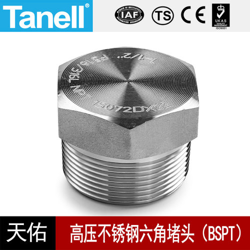 堵头BSPTTanell耐400KG