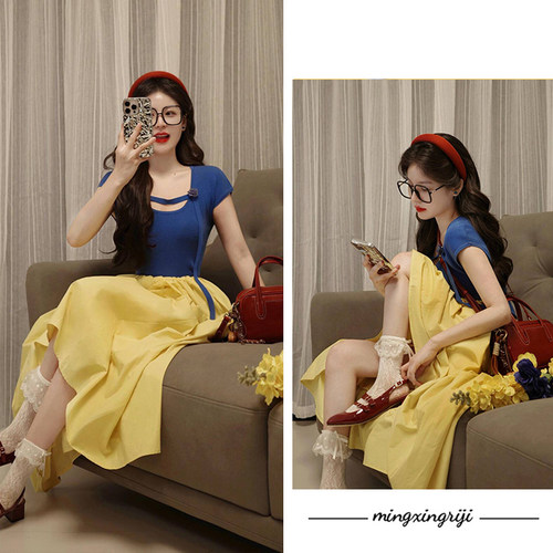 MXRJ夏季一整套女2025出游穿搭小个子多巴胺轻熟绝美连衣裙子套装