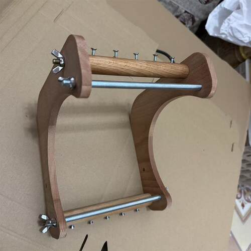 爆款创意木质手工DIY珠织机编织工具手链穿珠架配件简易框架编珠