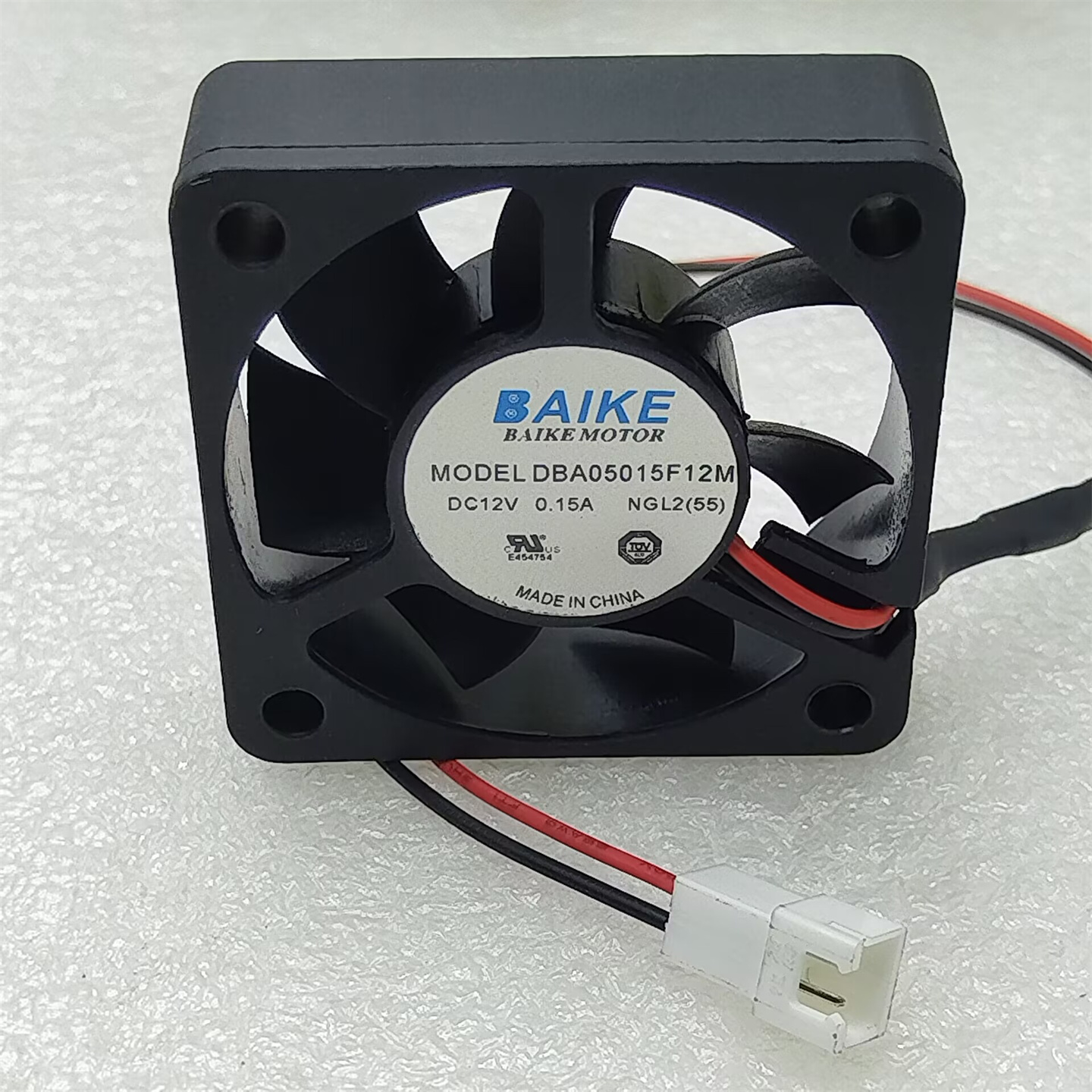 BAIKE  DBA05015F12M DC12V 0.15A 5CM 5015散热风扇