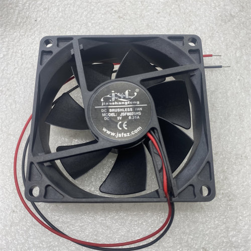 JSF JSF8025HS 5V 0.25A 8025 8CM 2线 机箱散热风扇
