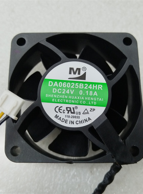 原装一盟6CM 6025 DA06025B24HR  24V 0.18A散热风扇3线
