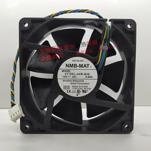 美蓓亚NMB 12厘米 12038 04W 风扇 4线 B46 0.90A 4715KL 12V