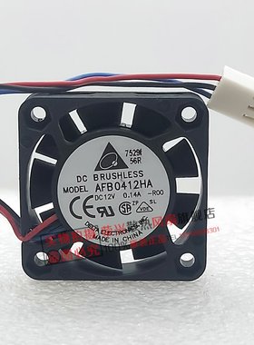 4cm/厘米4010 12V0.14A 三线服务器变频器报警风扇AFB0412HA-R00
