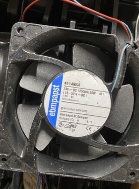 全新原装正品德国进口12cm/厘米 4114NH4 24V 30W 1250MA散热风扇