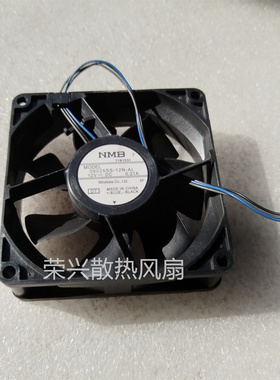 NMB 08025SS-12N-AT/AL NEC DELL投影仪散热风扇8厘米12V3线0.21A