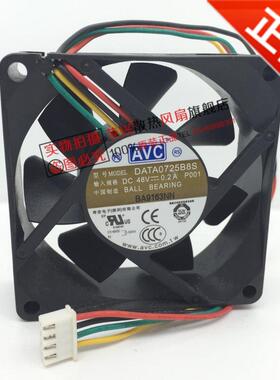 原装AVC DATA0725B8S 48V 0.2A 70257CM交换机变频器散热风扇