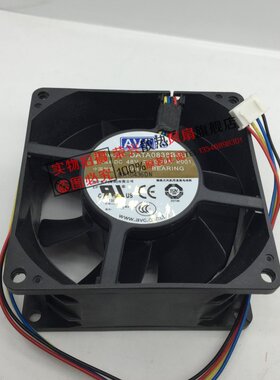 AVC DATA0838B8U 8038 8厘米 DC48V 0.29A 4线PWM 双滚珠风扇