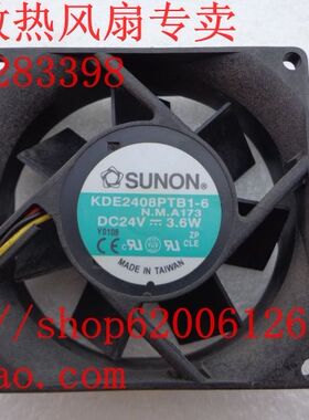 原装建准SUNON 8cm 8025 24V 3.6W 2/3线变频风扇 KD2408PTB1-6/A