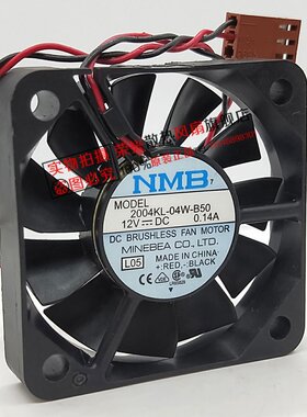 原装 NMB 5010 12V 0.14A 2004KL-04W-B50 5厘米风扇 12V散热风扇