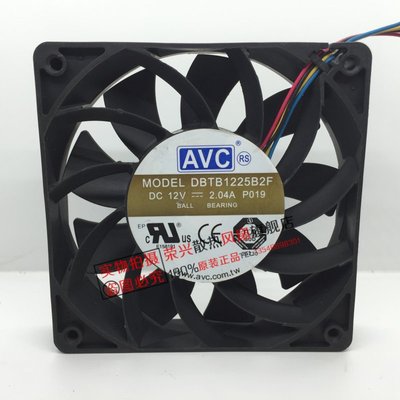 AVC奇宏 12025 服务器 暴力风扇 DBTB1225B2F 12V 2.04A 4线