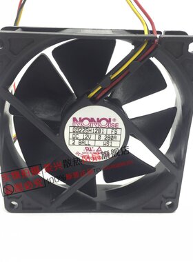 NONOL SE 南韩 9025 9CM G9225H12B1 12V 0.280A 3线机箱散热风扇