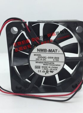 NMB-MAT美培亚5CM 5010 24V  0.18A 2004KL-05W-B60 滚珠风扇